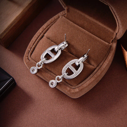 [Novalux]HM CHAINE DIAMOND EARRINGS