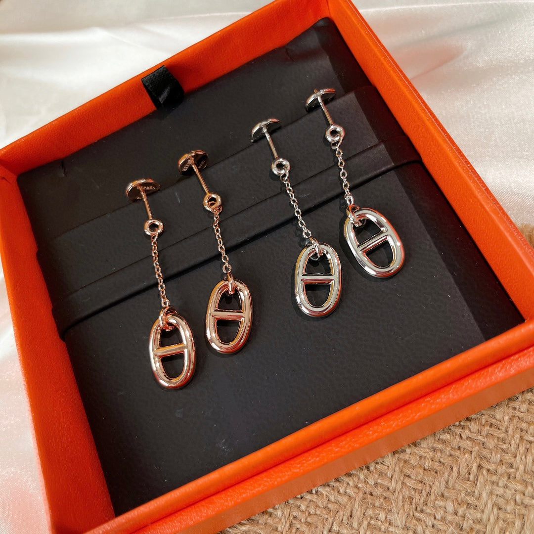 [Novalux]CHAINE TASSEL EARRINGS