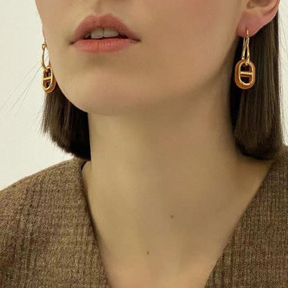 [Novalux]HM O'MAILLON GOLD EARRINGS
