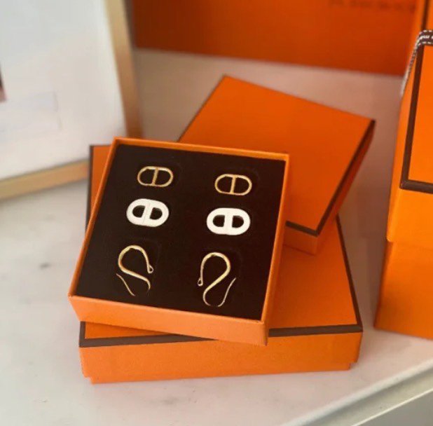 [Novalux]HM O'MAILLON GOLD EARRINGS