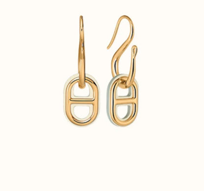 [Novalux]HM O'MAILLON GOLD EARRINGS