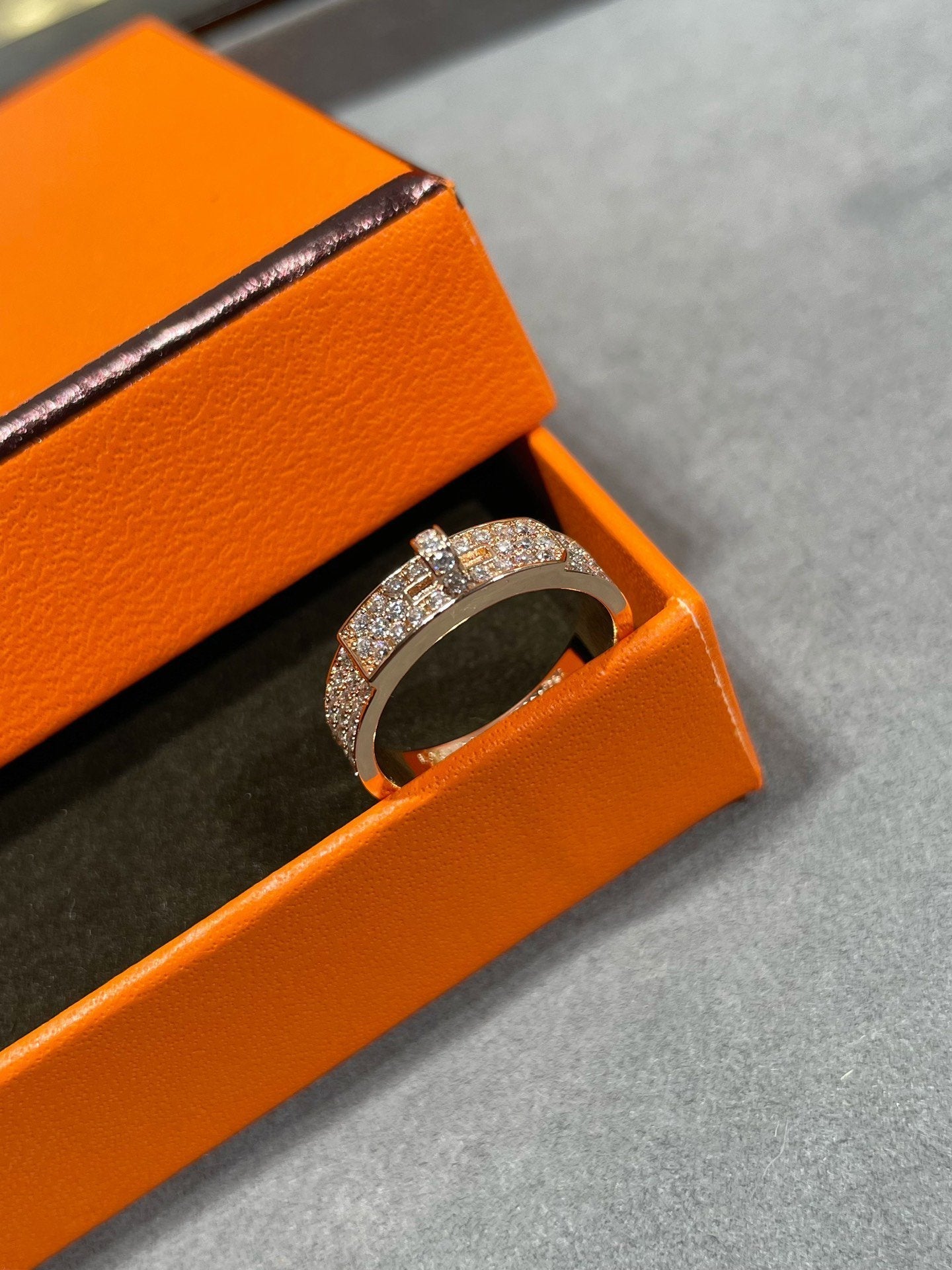 [Novalux]KELLY ROSE GOLD DIAMOND RING