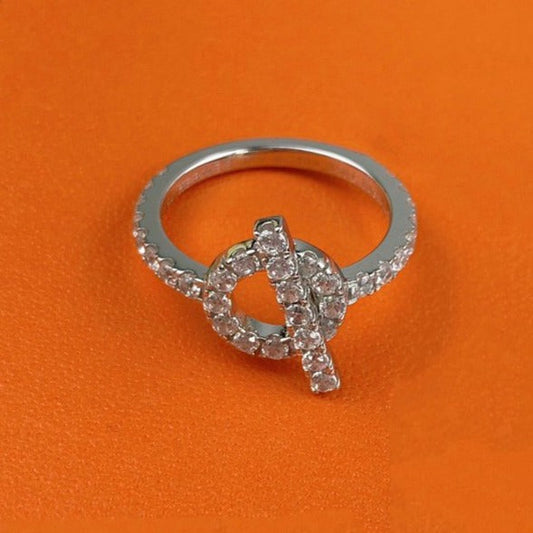 [Novalux]ECHAPPEE RING SILVER DIAMOND