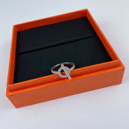[Novalux]ECHAPPEE RING SILVER DIAMOND