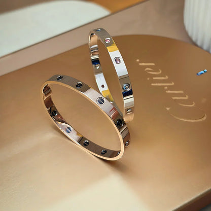 [Novalux]CLASSIC 6.1MM LOVE BRACELET 10-DIAMOND MULTICOLOR