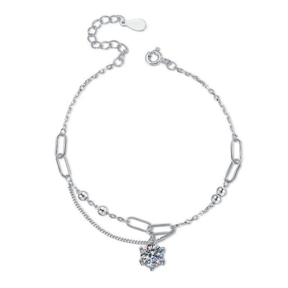 [Novalux]CLASSIC SOLITAIRE MOISSANITE BRACELET