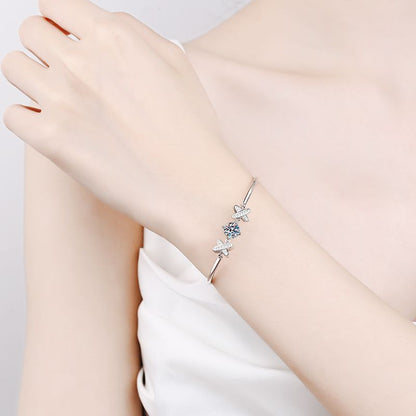 [Novalux]ELEGANT BOW-KNOT MOISSANITE BRACELET