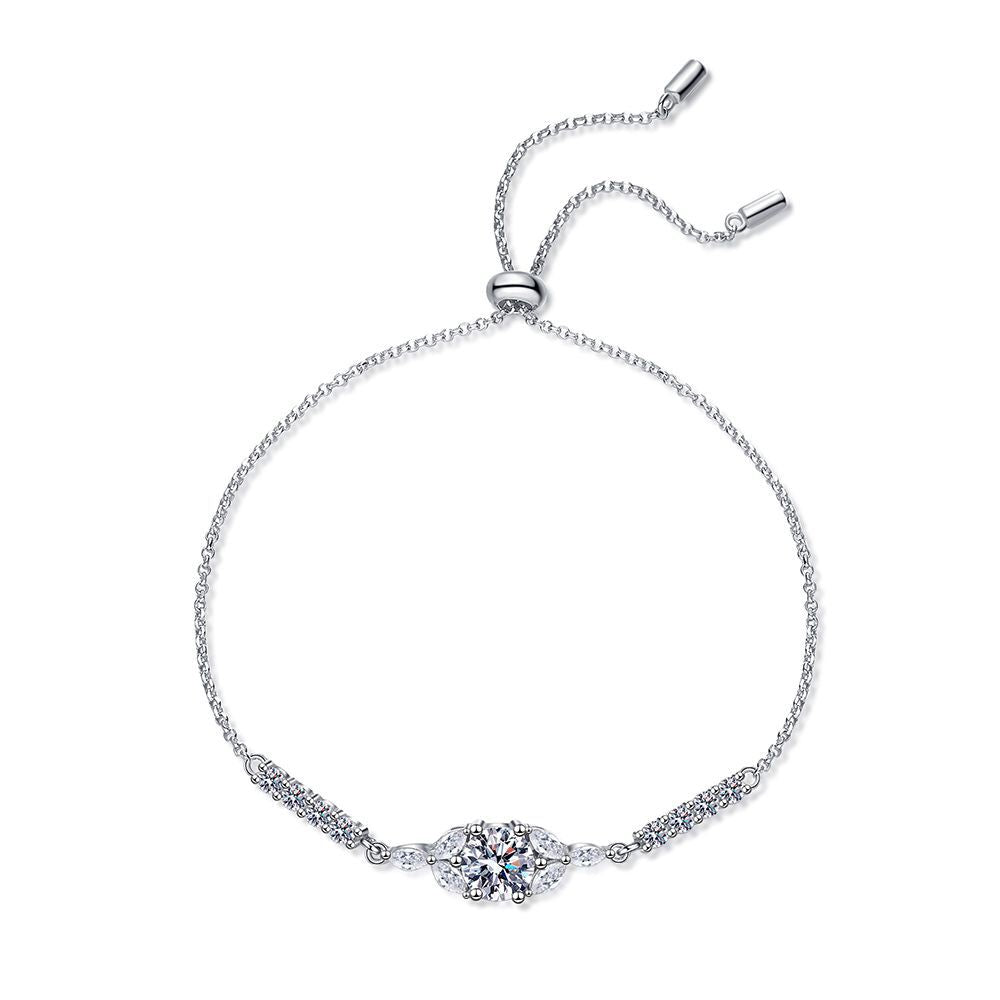 [Novalux]BLOOMING STAR-FLOWER MOISSANITE BRACELET