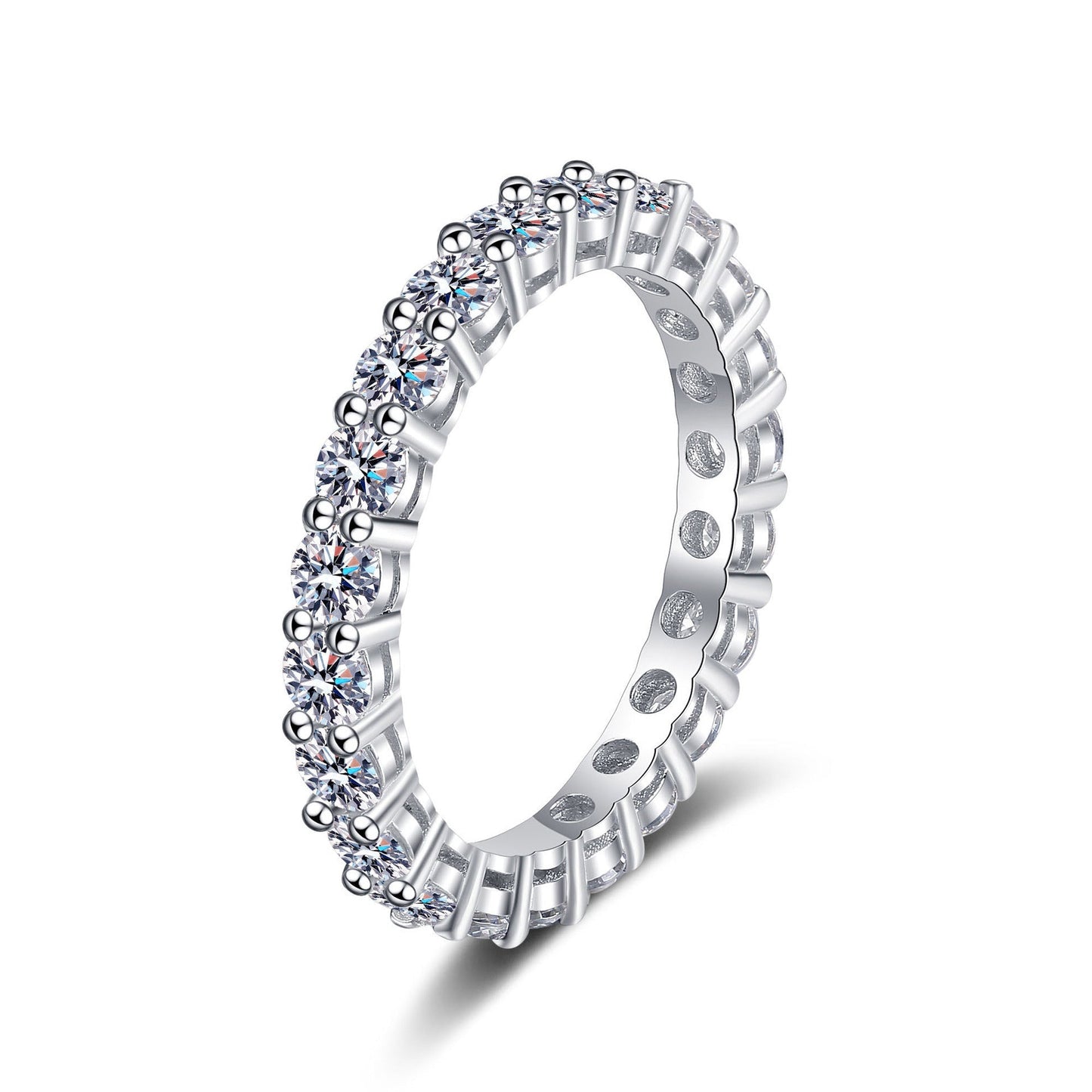 [Novalux]LUXURIOUS 2.2 CARAT FULL ETERNITY MOISSANITE RING