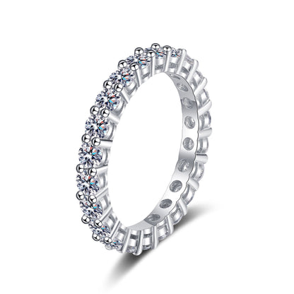 [Novalux]LUXURIOUS 2.2 CARAT FULL ETERNITY MOISSANITE RING