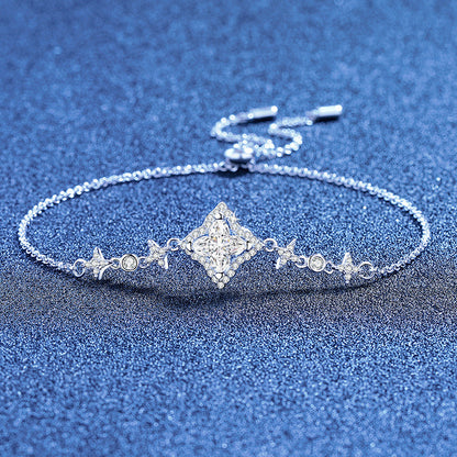 [Novalux]MARQUISE-CLOVER MOISSANITE BRACELET