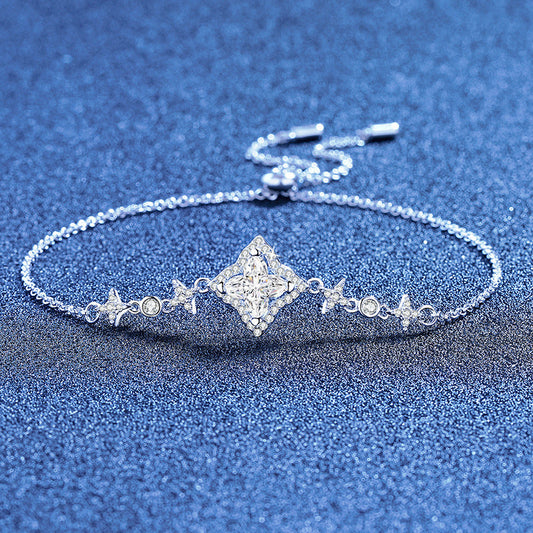 [Novalux]MARQUISE-CLOVER MOISSANITE BRACELET