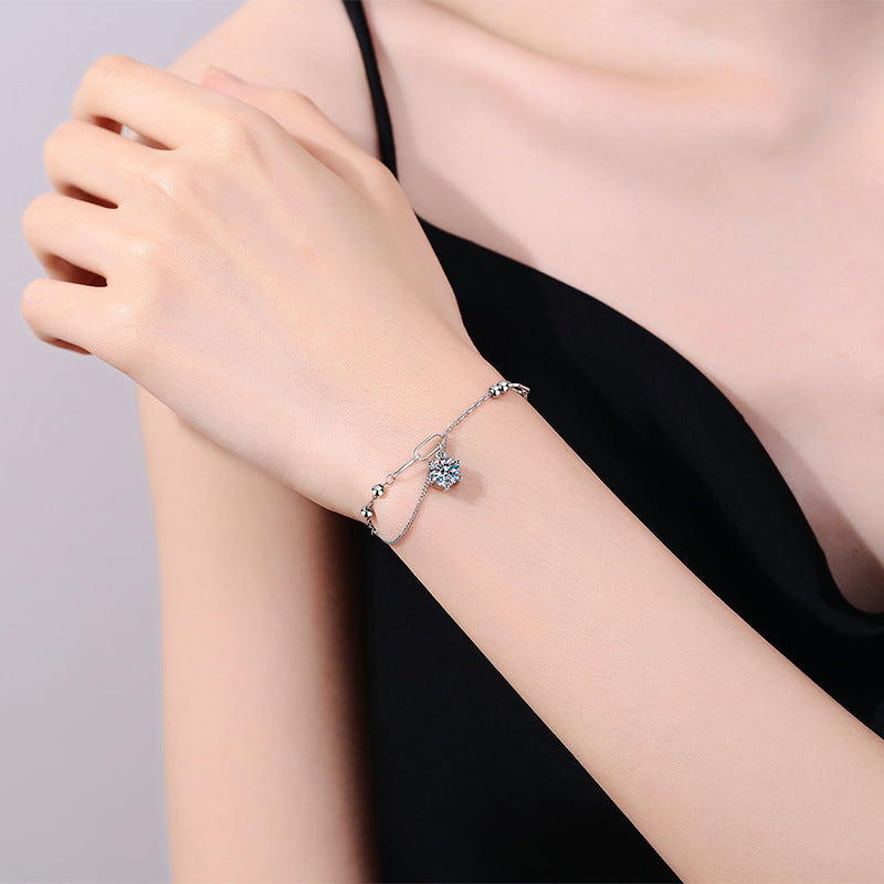 [Novalux]CLASSIC SOLITAIRE MOISSANITE BRACELET