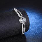 [Novalux]"PIGEON'S EGG" TEARDROP MOISSANITE BRACELET