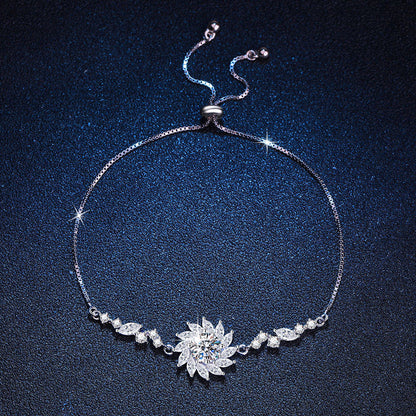 [Novalux]RADIANT SUNFLOWER MOISSANITE BRACELET