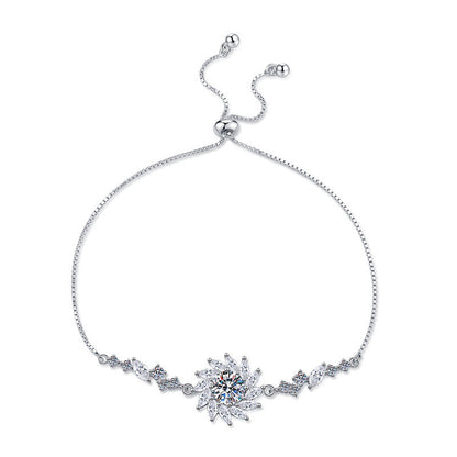 [Novalux]RADIANT SUNFLOWER MOISSANITE BRACELET