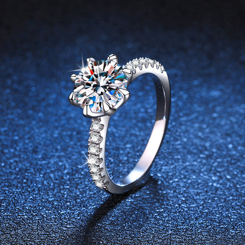 [Novalux]BOLD TIGER CLAW MOISSANITE ENGAGEMENT RING