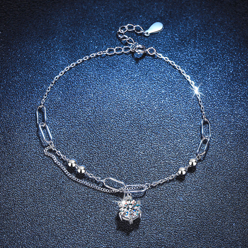 [Novalux]CLASSIC SOLITAIRE MOISSANITE BRACELET