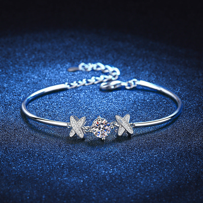 [Novalux]ELEGANT BOW-KNOT MOISSANITE BRACELET