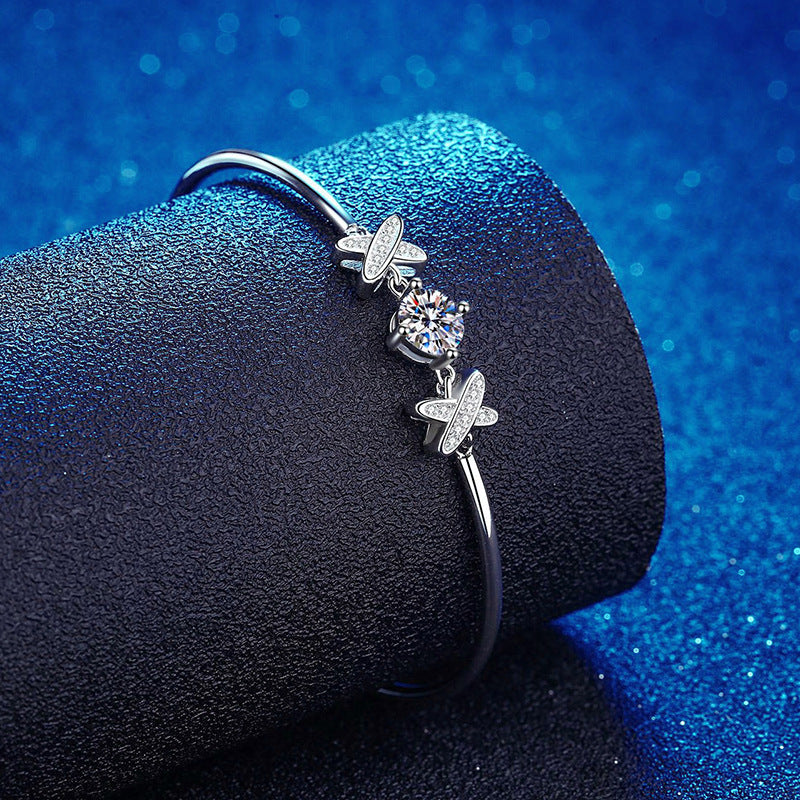 [Novalux]ELEGANT BOW-KNOT MOISSANITE BRACELET