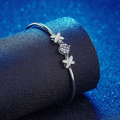[Novalux]ELEGANT BOW-KNOT MOISSANITE BRACELET