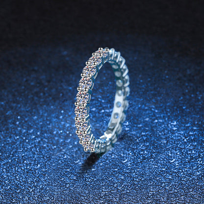 [Novalux]LUXURIOUS 2.2 CARAT FULL ETERNITY MOISSANITE RING