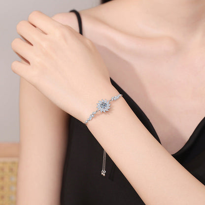 [Novalux]RADIANT SUNFLOWER MOISSANITE BRACELET