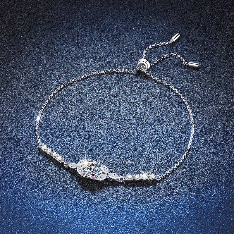 [Novalux]BLOOMING STAR-FLOWER MOISSANITE BRACELET