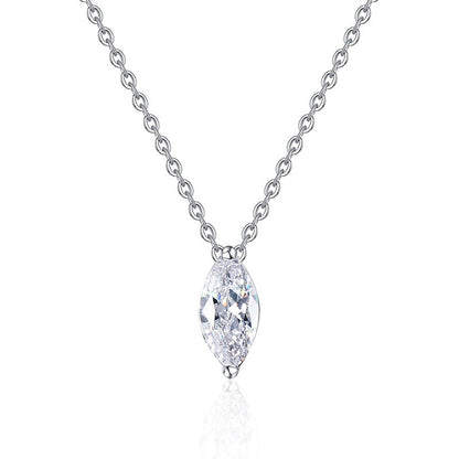 [Novalux]SOPHISTICATED MARQUISE-CUT MOISSANITE PENDANT NECKLACE