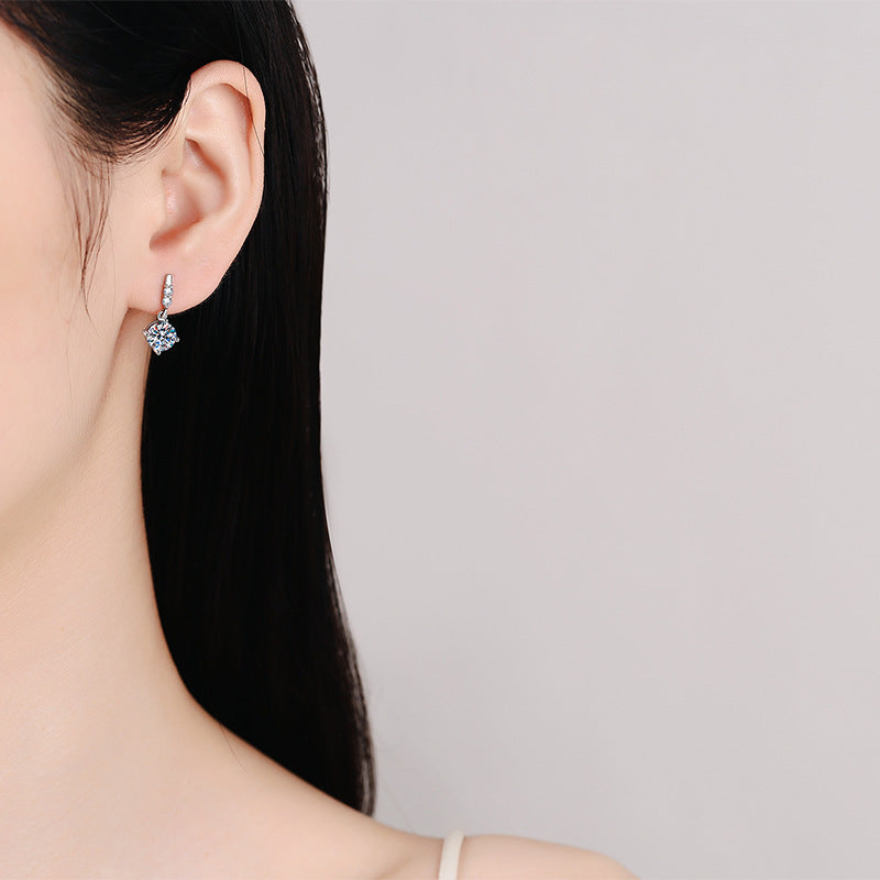 [Novalux]DYNAMIC TASSEL MOISSANITE DROP EARRINGS