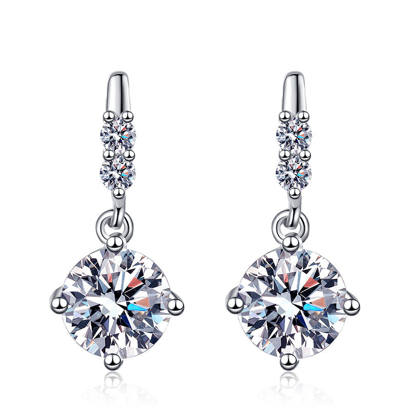 [Novalux]DYNAMIC TASSEL MOISSANITE DROP EARRINGS