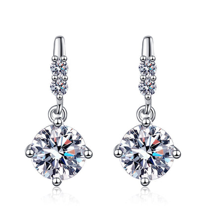 [Novalux]DYNAMIC TASSEL MOISSANITE DROP EARRINGS