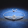 [Novalux]"PIGEON'S EGG" TEARDROP MOISSANITE BRACELET
