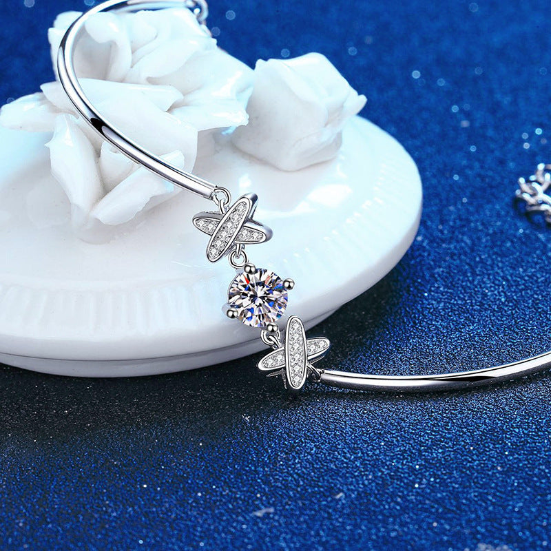 [Novalux]ELEGANT BOW-KNOT MOISSANITE BRACELET