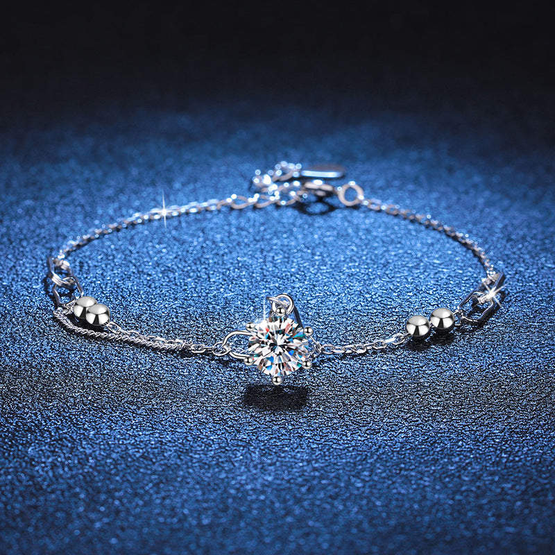 [Novalux]CLASSIC SOLITAIRE MOISSANITE BRACELET