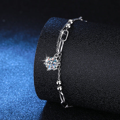 [Novalux]CLASSIC SOLITAIRE MOISSANITE BRACELET
