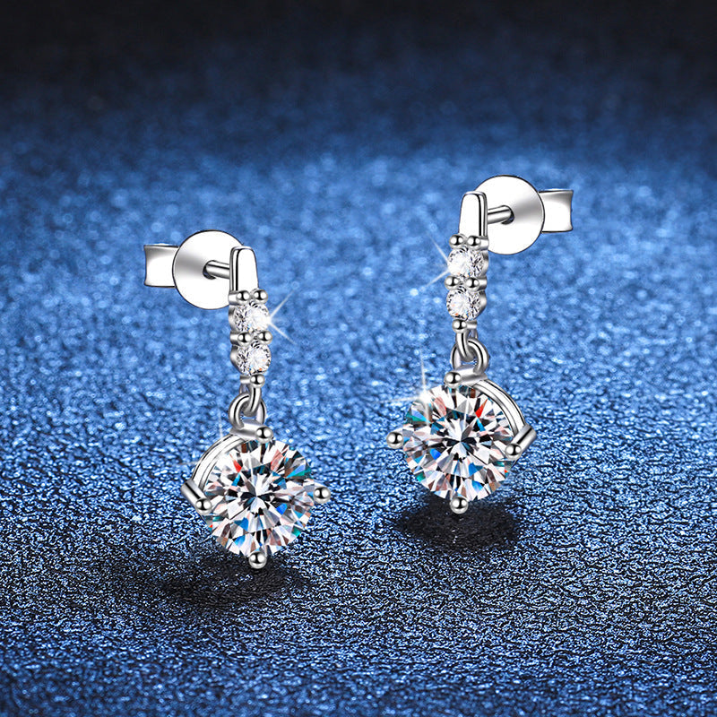 [Novalux]DYNAMIC TASSEL MOISSANITE DROP EARRINGS