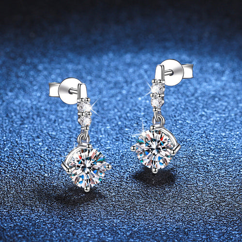[Novalux]DYNAMIC TASSEL MOISSANITE DROP EARRINGS