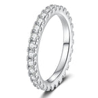 [Novalux]DAINTY 0.87CT FULL ETERNITY MOISSANITE RING