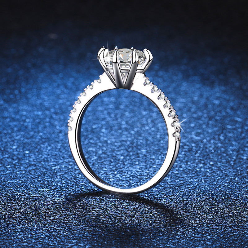 [Novalux]BOLD TIGER CLAW MOISSANITE ENGAGEMENT RING