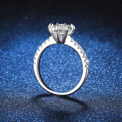 [Novalux]BOLD TIGER CLAW MOISSANITE ENGAGEMENT RING