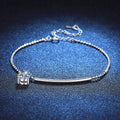 [Novalux]ELEGANT HALF-MOON CURVE MOISSANITE BRACELET