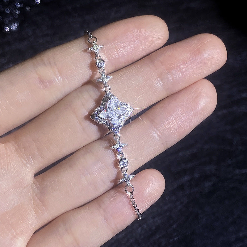 [Novalux]MARQUISE-CLOVER MOISSANITE BRACELET