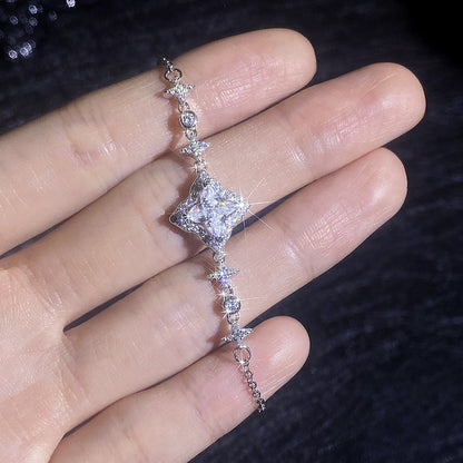 [Novalux]MARQUISE-CLOVER MOISSANITE BRACELET