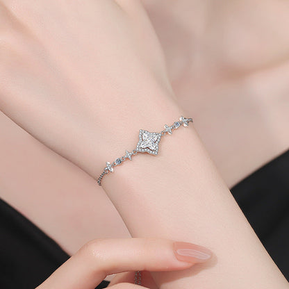 [Novalux]MARQUISE-CLOVER MOISSANITE BRACELET