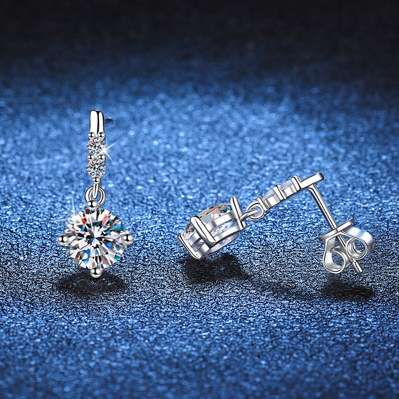 [Novalux]DYNAMIC TASSEL MOISSANITE DROP EARRINGS