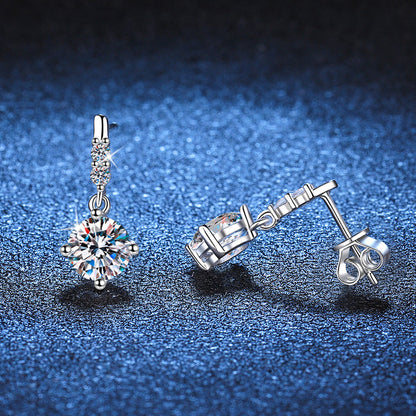 [Novalux]DYNAMIC TASSEL MOISSANITE DROP EARRINGS