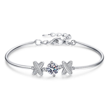 [Novalux]ELEGANT BOW-KNOT MOISSANITE BRACELET