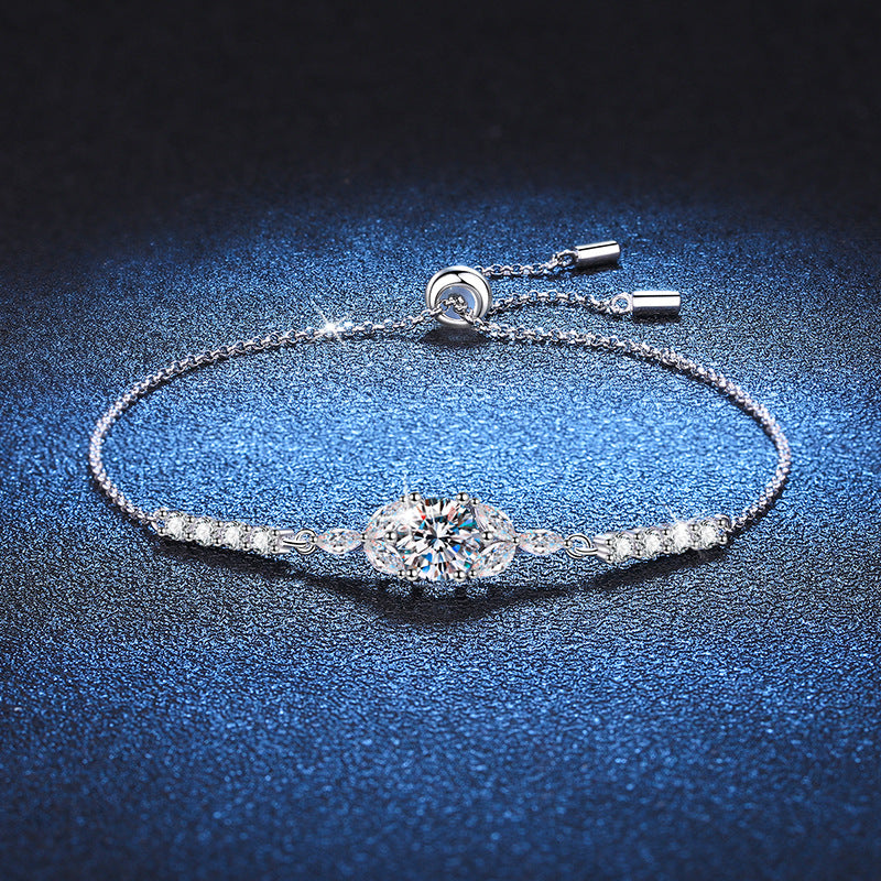 [Novalux]BLOOMING STAR-FLOWER MOISSANITE BRACELET