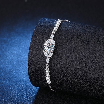 [Novalux]BLOOMING STAR-FLOWER MOISSANITE BRACELET